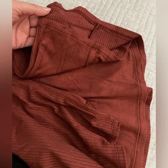 Abercrombie & Fitch Ribbed Knit Midi Dress - Picture 8 of 8